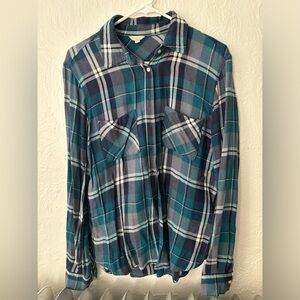 Aeropostale Light Flannel Shirt - Large